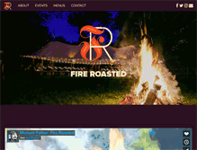 Tablet Screenshot of fireroastedcatering.com